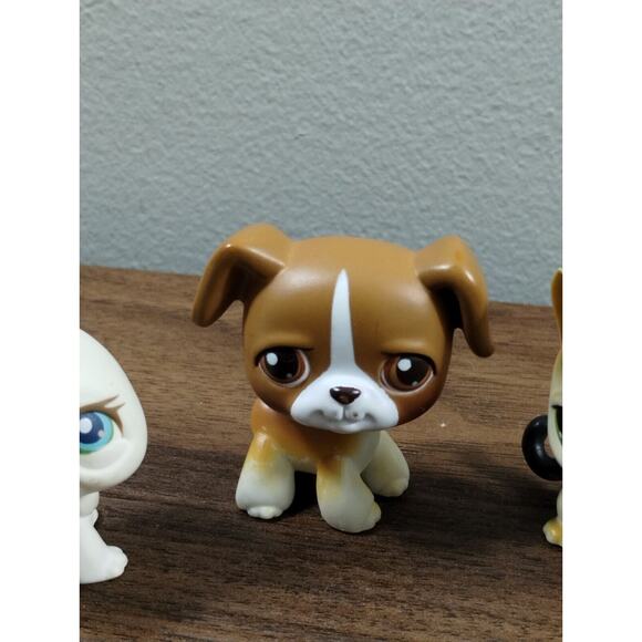 Hasbro Littlest Pet Shop LPS Lot Of 4 Animals Cat Dog Turtle Bunny Rabbit - Picture 3 of 7